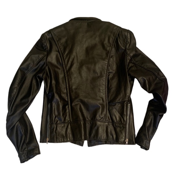 Vintage Brooks Real Leather Biker Jacket Made in USA Sz S (34) - Picture 2 of 12